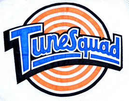 Taz ! Tune Squad Space Jam Basketball Jersey White Any Size image 1