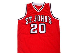 Chris Mullin Custom St John's University Men Basketball Jersey Red Any Size image 1