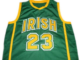 Lebron James #23 Irish High School Basketball Jersey Green Any Size image 1