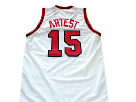 Ron Artest #15 St John's University Basketball Jersey White Any Size image 2