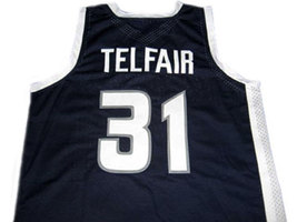 Sebastian Telfair #31 Lincoln High School Basketball Jersey Navy Blue Any Size image 2