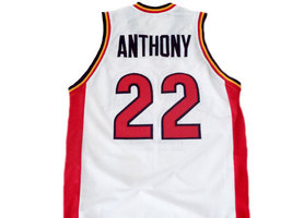 Carmelo Anthony #22 Oak Hill High School Basketball Jersey White Any Size image 2