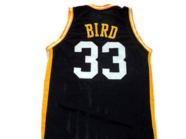 Larry Bird #33 Valley High School Basketball Jersey Black Any Size image 2