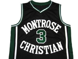 Kevin Durant #3 Montrose High School Basketball Jersey Black Any Size image 1