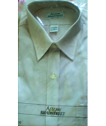 Men&#39;s Dress Shirt - Short Sleve  By Arrow - Size 16, Color Light Brown - $10.00