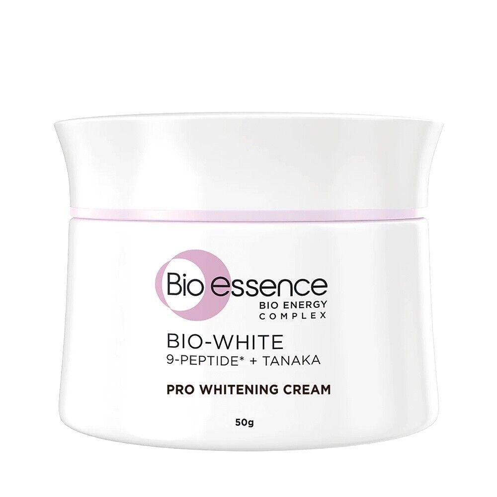 Bio Essence 50g/ 1.67oz. Bio White 9-PEPTIDE* + TANAKA PRO WHITENING CREAM NEW - $41.99