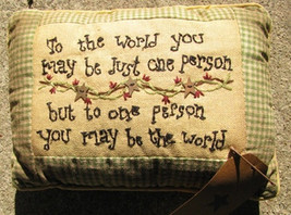 8P0097bm - To the World ..Pillow - $8.95