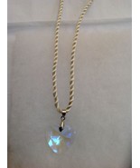 Swarovski heart 18KGP with free cord included. - $12.99