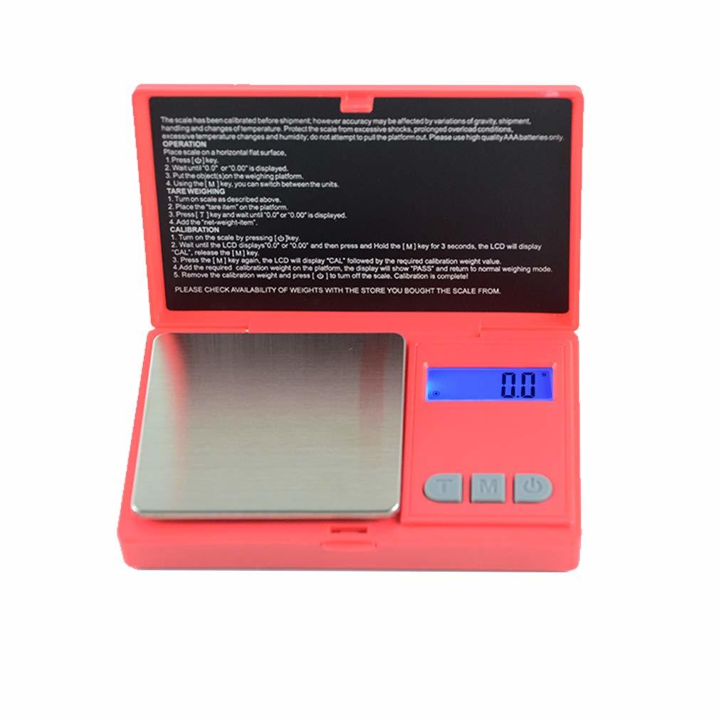  Digital Touch Pocket Scale 0.01oz - Tomiba 3000g Small  Portable Electronic Precision Scale (0.1g) Resolution 2 AAA Batteries  Included : Office Products