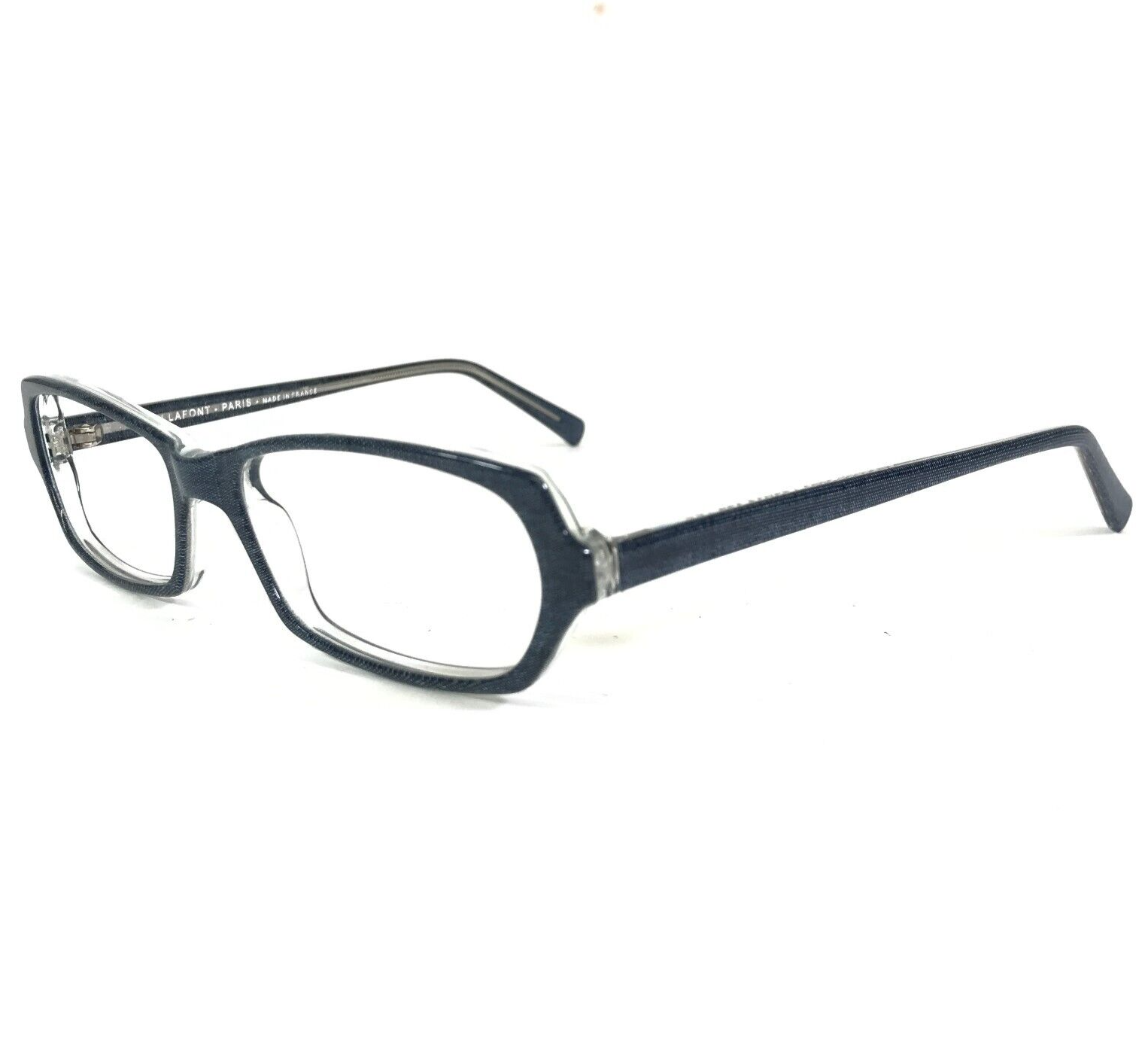 Jean Lafont Eyeglasses Frames SAGESSE 3062 Blue Horn Clear Rectangular ...