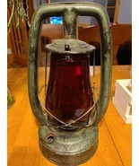 Vintage Rare Embury No.0 Air Pilot Kerosene Lantern Lamp Red Globe - $35.00