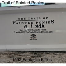 Painted Ponies Fantastic Fillies #1592 Artist Janee Hughes Retired 2004 with Box image 3
