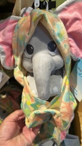 Disney Parks Animal Kingdom Baby Elephant in a Hoodie Pouch Blanket Plush Doll image 11