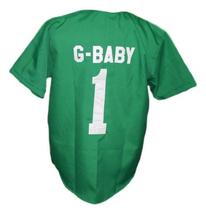 G-Baby #1 Kekambas Hard Ball Movie Baseball Jersey Button Down Green Any Size image 5