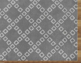 Lattice Squares Gray 8' X 10'handmade Persian Style Woolen Area Rug - $489.00