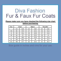 Shaggy Long Hair White and Black Angora Sheep Faux Fur Medium Length Coat Jacket image 4