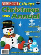 1985 Women's Circle Christmas Annual Crochet Ornaments Wall Hangings Magazine - $16.99