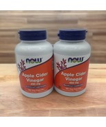 *2* NOW FOODS Pure Apple Cider Vinegar 450 mg 180 Caps Exp 05/25 &amp; 02/26 - $20.68