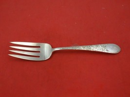 Colonial Engraved by Gorham Sterling Silver Cold Meat Fork Straight Tines 7 7/8" - $127.71