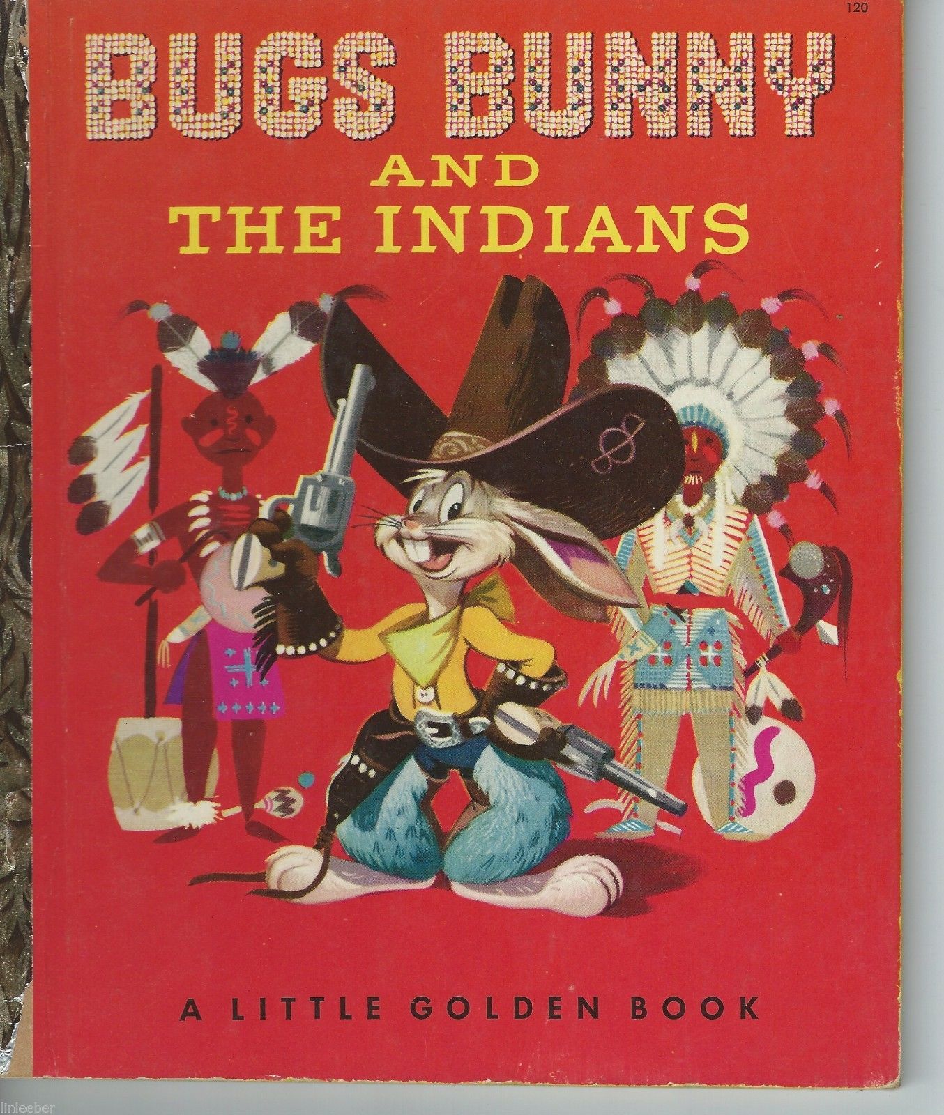 Primary image for 3)Little Golden Books-Disney’s Bugs Bunny-Too Many Carrots;Carrot Machine;Indian