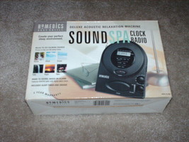 HoMedics Deluxe Acoustic Relaxation Machine SOUND SPA Clock Radio 1999  ... - $23.75