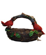 Rare and finely detailed birdnest with Cardinals - $15.00