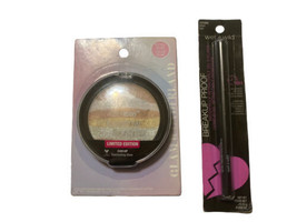 Wet n Wild ColorIcon RainBow Highlighter E4914P + Gel Proof Eyeliner 1111492 New - $14.24