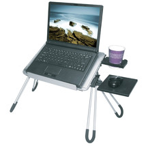 E-Stand Aluminum Multi purpose Laptop Stand Desk Mouse Pad Cup Holder (Silver) - $91.00