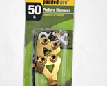 Hillman Padded Professional Hanger Brass 50lbs Single 2 Piece - $9.00