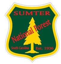 Sumter National Forest Sticker R3314 South Carolina YOU CHOOSE SIZE - $1.45+