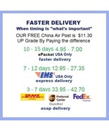 Shipping Pay Link for Faster Delivery - Options for Fast, Express, or ASAP  - $4.95+