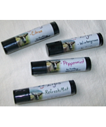 Happy Lips-lip balm, Citrus, Wintergreen, Peppermint, RefreshMint by Jewel Soap  - $3.00
