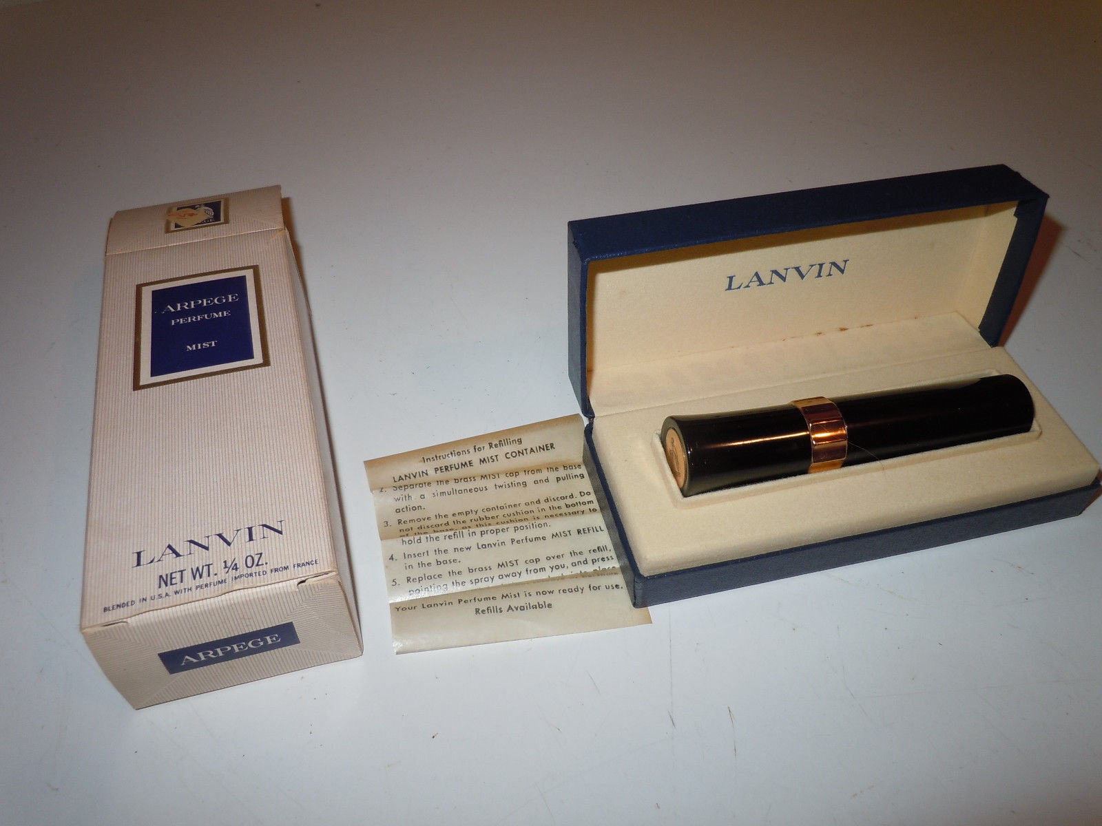 Vintage Lanvin Arpege Perfume Mist Spray-Box and 50 similar items