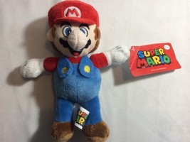 2020 Nintendo Super Mario Bros 8" MARIO Plush Stuffed Toy Doll - $8.10