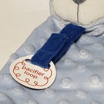Swiggles Blue Dog Puppy Paci Lovie Blanket Lovey Security Plush Rattle Minky NWT - $26.95