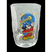 Walt Disney World McDonalds Glass Cup Epcot Mickey Mouse 2000 Millennium - $16.70