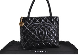 CHANEL, Bags, Authentic Chanel Vintage Medallion Enamel Shoulder Tote Bag