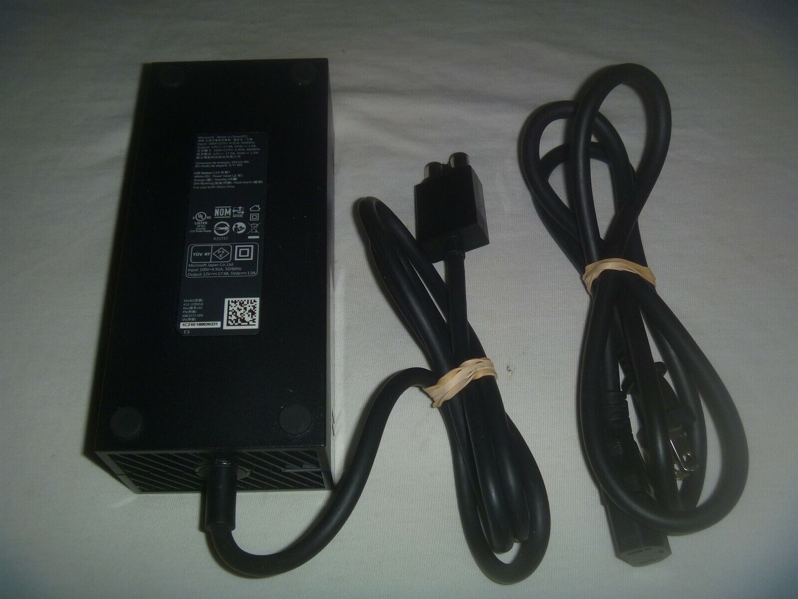 Official Genuine OEM Microsoft Xbox One Power Supply Brick & Cord AC Adapter - $28.01