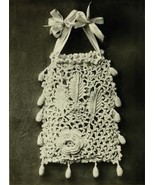 IRISH CROCHET RETICULE BAG/ Purse. Vintage Handbag Crochet Pattern. PDF ... - $2.50