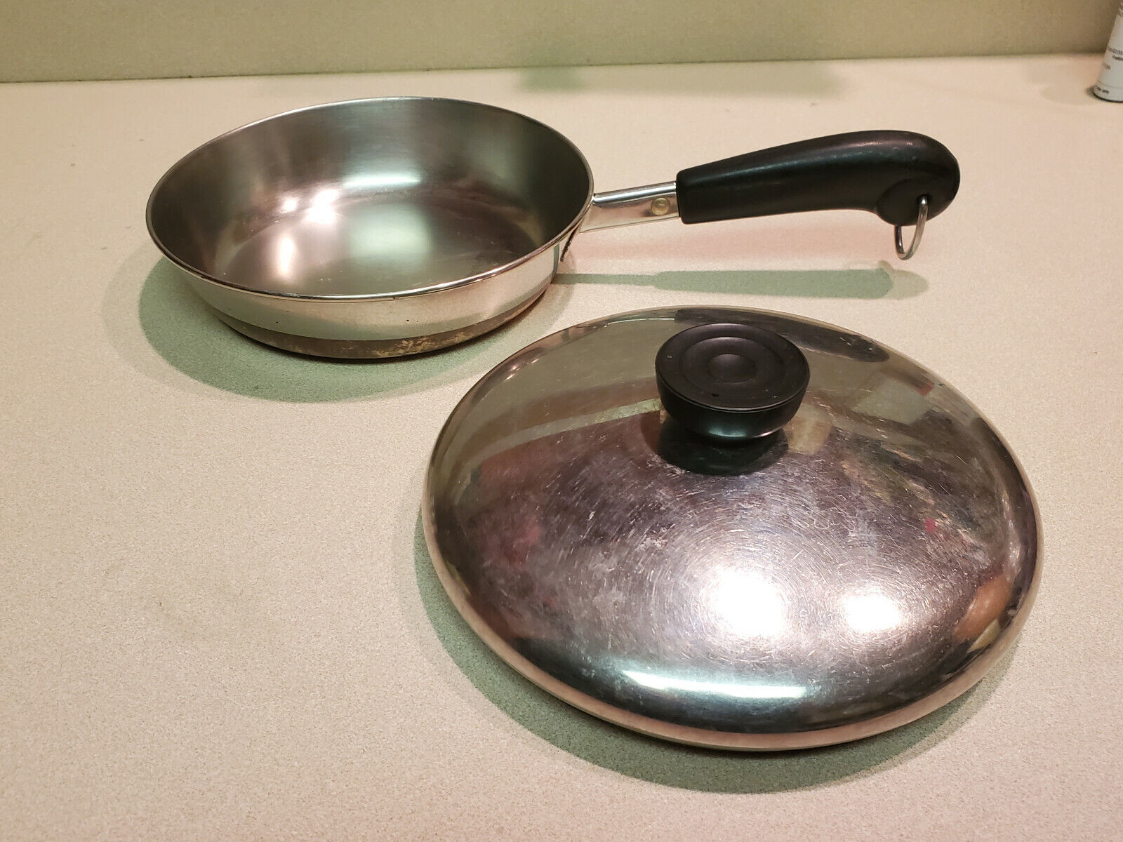 1801 Revere Ware 7 Frying Pan w/ Lid Copper and 50 similar items