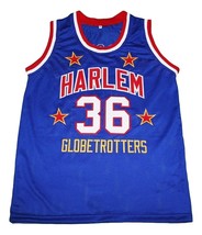 Meadowlark #36 Harlem Globetrotters Men Basketball Jersey Blue Any Size image 1