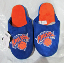 NBA New York Knicks Mesh Slide Slippers Dot Sole Size L by FOCO - $28.99