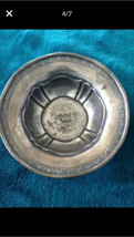 vintage sterling silver collectible 1940's decorative candy dish 6" - $249.99