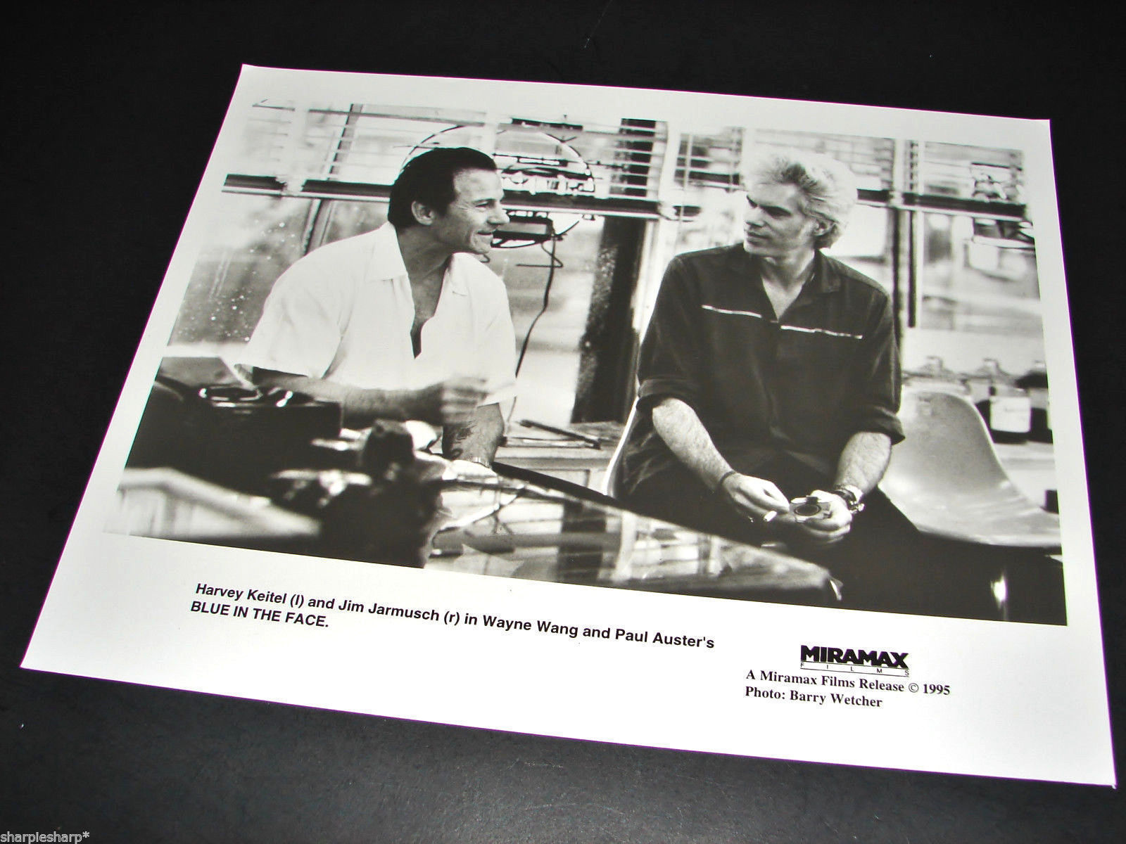 2 1995 Movie BLUE IN THE FACE Photos Sharif Rashad Jim Jarmusch Harvey