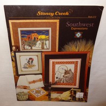 Southwest Expressions Cross Stitch Leaflet 273 Stoney Creek 2001 Cactus Sunset - $12.99