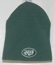 NFL Team Apparel Licensed New York Jets Green Uncuffed Knit Hat - $17.99