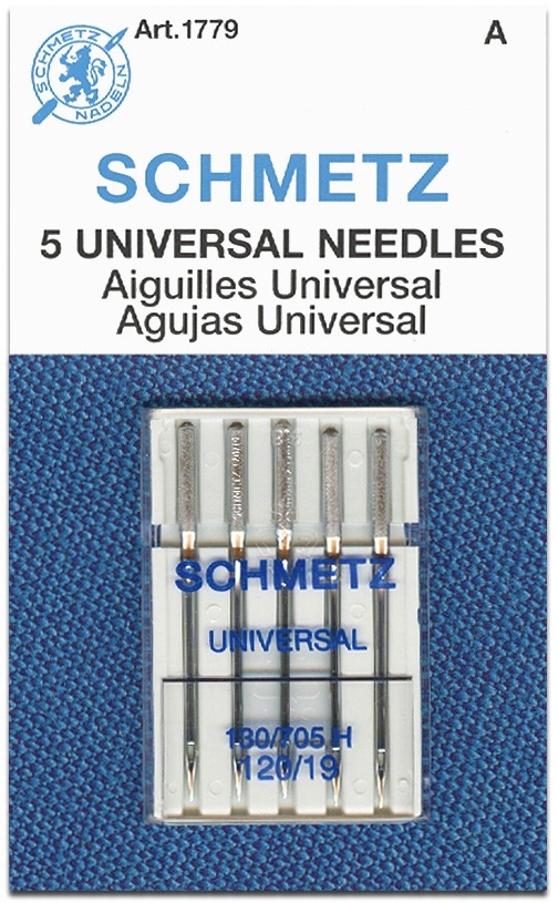 Schmetz Chrome Universal Machine Needles-Size 90/14 5/Pkg