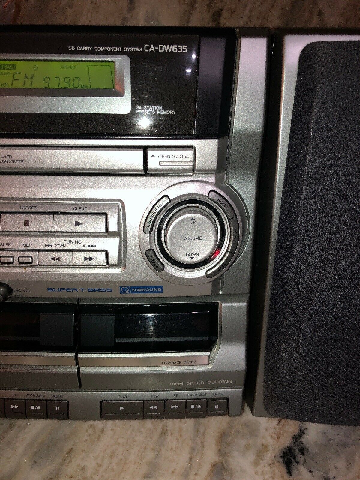 Aiwa CADW635 AM FM Radio/Cassette Boombox CD Player Is Fixer Upper