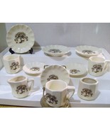 Vintage Ceramic Tea Set with Owls In A Tree - $14.00