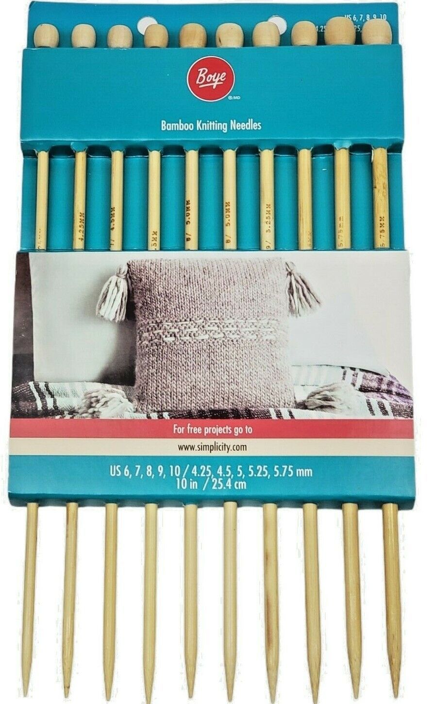 Boye Circular Aluminum Knitting Needles 29-Size 13/9mm